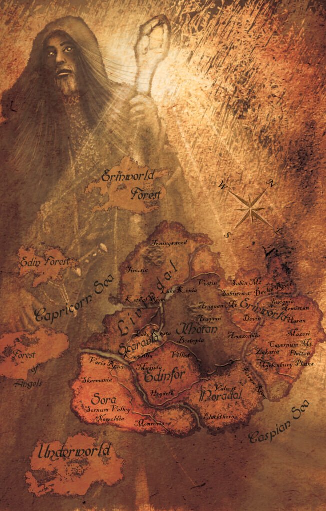 Great Andreaz, Sage / The Seven Worlds Map